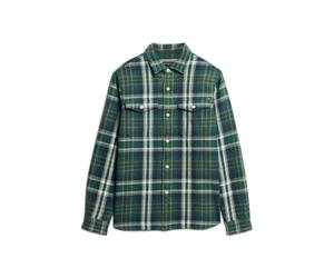 Thick checked shirt Superdry The Merchant Store Vert M