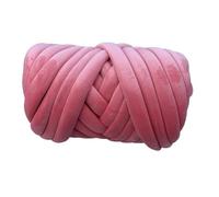 Thick Chunky Yarn 1KG Velvet Thick Extra Chunky Yarn Handmade Woven Wire Basket Blanket Carpet Giant for Knit(Dark Pink 1KG)