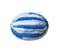 Thick Chunky Yarn Arm Knitting Yarn Jumbo Tubular Yarn Chunky Wool Yarn Fluffy Jumbo Chenille Yarn Chunky Chenille Yarn Puffy Plush Yarn for Hand Knitting or Arm Knitting - Blue White