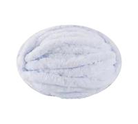 Thick Chunky Yarn Arm Knitting Yarn Jumbo Tubular Yarn Chunky Wool Yarn Fluffy Jumbo Chenille Yarn Chunky Chenille Yarn Puffy Plush Yarn for Hand Knitting or Arm Knitting - White