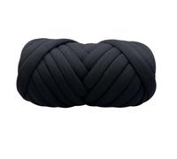 Thick Chunky Yarn Hand Knitting Spin Coarse Thread DIY Pet Nest Thick Chunky Yarn Cotton Wool Tube Crochet for Knit(250g Black)