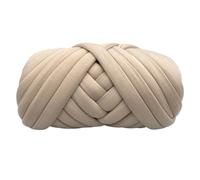 Thick Chunky Yarn Hand Knitting Spin Coarse Thread DIY Pet Nest Thick Chunky Yarn Cotton Wool Tube Crochet for Knit(250g Khaki)