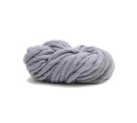 Thick Chunky Yarn Super Thick Felt Wool Roving Yarn Cheap Chunky DIY Knitting Blanket Spin for Knit(Light Gray)