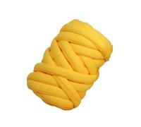 Thick Chunky Yarn Thick Chunky Yarn Cored Cotton Wool Tube for DIY Blanket Hat Bulky Arm Roving for Knit(Gold Yellow)