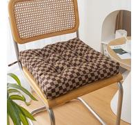Thick Corduroy Dining Chair Cushs with Ties - Soft Slish Square Seat Pads for Home Office & Garden - table Support for Long Hours