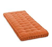 Thick cotton bench cushion, 100x35 cm, for 2/3 seater sofas, floor seat mattress, ideal for home, garden, patio, and swing. Comfortable and elegant seating solution.