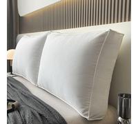 Thick Couch Back Cushions Pillows, Sofa Back Cushions Headboard with Removable Cover Sofa Waist Cushion Reading Pillow Lumbar Support Pillow,A,60 * 50cm
