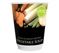 Thick & Creamy 12oz in Cup Soups 1 Sleeve 10 Drinks … (Vegetable)