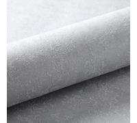 Thick Dark Grey Concrete Effect Textured Feature Wallpaper - Industrial Cement Shabby Chic Contact Roll - Faux Matte Decorative for Bedroom Living Room