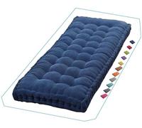 Thick Denim Blue Swing Seat Cushion 40x60x3 inches - Comfortable Outdoor Porch Cushion for 1-3 Seater Benches Garden Patio Backyard Rattan Hammock