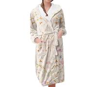 Thick Dressing Gown Pool Robes Spa Robes Shawl Collar Pamper Evening | Thin Dressing Gown Trendy Dressing Gown Tunic Length Robe Resort Robes Transitional Robe