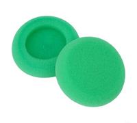 Thick Earpads, Headphones Earpads Protein Leather Foam Ear Cushions, Headset Ear Pads Spare Replacement Parts, Thickness for Improved Comfort and Noise Isolation(Green)