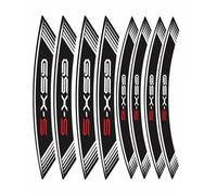 Thick Edge Outer Rim Bed Sticker Stripe Wheel Decals for GSXS GSX-S 125 750 950 1000 1000F 1000GT 8S