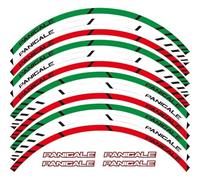 Thick Edge Outer Rim Sticker Stripe Wheel Decals for Ducati 1299 Panigale S 959 12 X Reflective Rim Tape(Color1)