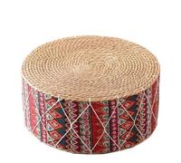 Thick Fabric Yoga Cushion - 16" Round Meditation Pillow Low Profile Design for Ultimate Comfort & Support Perfect for Yoga Tai Chi Relaxation & Mindfulness.