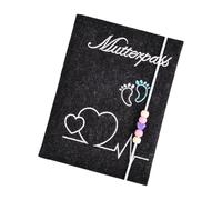 Thick Felt Pregnancy Certificate Case Comes Check Images Organiser Pocket for Hospital and Insurance Document German Maternity Passport Holder