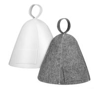 Thick-Felt Sauna Cap for Long-Lasting Use in High-Humidity Environments Like Steam Rooms and Hot Baths (A)