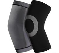 Thick Fleece Lined Knee Pads for Winter Joint Protection with Elastic Fit and Breathable Polyester Fabric for Cycling Running and Outdoor Activities (XL)