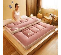 Thick Foldable Futon Mattress - Space-Saving Camping Pad for Adults Twin/Full/Queen/King Sizes Easy to Store Floor Bed Comfortable Spring Support for Multi-Purpose Use