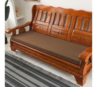 Thick Garden Bench Cushion 100x40x5cm Comfortable Outdoor/Indoor Seat Pad for 2-3 Person Dining Swing & Patio Furniture Stylish Dark Brown Color