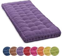 Thick Garden Bench Cushion Pad for 2/3 Seater, Outdoor Swing Cushion, 100cm/110cm/120cm, Color 6, Waterproof, Comfortable 39.3x15.7in Seating Pad