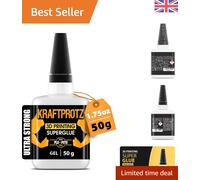 Thick Gel Super Glue 50g for 3D Printing - No-Drip, Precision Repair Solution