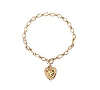 Thick heart-shaped declaration necklace, simple heart-shaped sunflower alloy exaggerated pendant, suitable for women's exquisite pendant fashion accessories