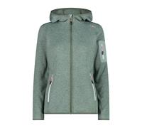 Thick hooded fleece in patterned fabric for women CMP Vert 2XS
