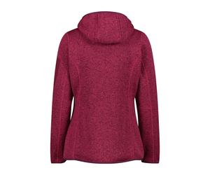 Thick Hooded Sweater Fleece Women CMP Knit-Tech Rose XS