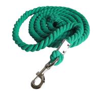 Thick Horse Reading Rope Cotton Woven Equestrian Reins Halter Braided Cotton Hose Reading Rope with Swivel Buckle Cotton Woven Equestrian Reins Halter