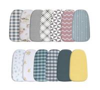 Thick Ironing Board Protective Guard Stretchy Cover, Snug Fit Non-Slip, Caius Easy Installation, With Adjustable Fasteners(Style G,50x30cm)