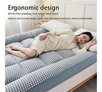 Thick Japanese Floor Mattress Foldable Futon Sleeping Mat Portable Dorm Mattress & Lounger Green 100 x 200 cm Comfortable Rollable Pillow Bed