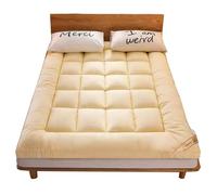 Thick Japanese Futon Mattress - Portable & Foldable Travel Mat - Single/Double/Queen/King Size - Ideal for Dorm Guest Bed Camping & Sleeping Pad Solution