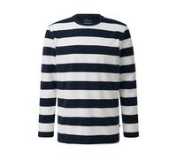 Thick Jersey Long Sleeve Striped T-Shirt s.Oliver Blanc 3XL