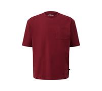 Thick Jersey T-shirt with Chest Pocket, Modern Fit s.Oliver Rouge 2XL