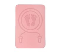 Thick Jump Rope Mat, Non-Slip Sports Mat, Fitness Exercise Mat Protects Floors and Equipment Skipping Pad, Absorption Indoor Outdoor Padded Workout for Cross Exercise Floor Yoga (pink)