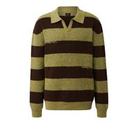 Thick Knit Polo Collar Sweater QS Vert L