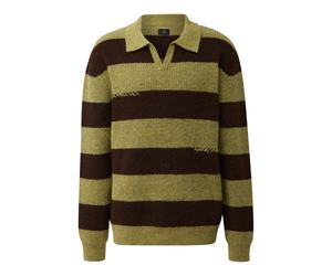 Thick Knit Polo Collar Sweater QS Vert S