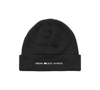 Thick knitted women's hat Mister Tee Dream Believe Achieve Noir TU