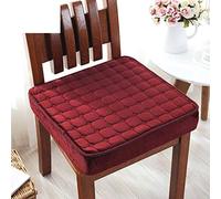 Thick Memory Foam Seat Pad,Orthopedic Seat Cushion for Elderly,Non-Slip Plush Cover Chair Cushion for Kitchen Wheelchair Car,Washable