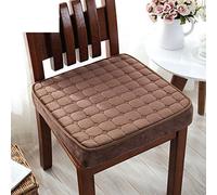 Thick Memory Foam Seat Pad,Orthopedic Seat Cushion for Elderly,Non-Slip Plush Cover Chair Cushion for Kitchen Wheelchair Car,Washable