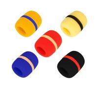 Thick Micphone Foam Cover for Sennheiser Handheld Wireless Microphone,Colorful Microphone Sponge, 5 Pack