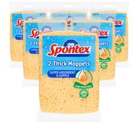 Thick Moppets, 6 Packs of 2 (Total 12 Sponges)