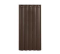 Thick Oxford Cloth Thermal Insulated Door Curtain Winter Waterproof Soundproof Windproof One Piece Coffee Color 31" x 94" Perfect for Energy Saving & Noise Reduction