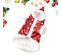 Thick Padded Dog Vest, Cotton Dog Coats, Thick Winter Warm Dog Vest with Padded Coat for Cold Weather | Windproof and Comfortable Dog Jacket Clothing for Christmas and Winter Adventures