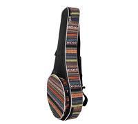 Thick Padded Mandolin Carrying Bag Sturdy Musical Instrument Storage Pouch Straps Suitable for Acoustic and Electric Mandolins