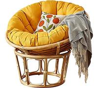 Thick Papasan Chair Cushion - Comfortable Round Swing Pad for Outdoor Egg Seat, Overstuffed Hammock Cushion, Ideal for Relaxation and Home Decor