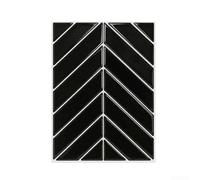 Thick PE Foam Wall Decals with V Design Element for Residential Kitchen and Bathroom Wall Applications Waterproof Oil Proof (GST88)