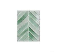Thick PE Foam Wall Decals with V Design Element for Residential Kitchen and Bathroom Wall Applications Waterproof Oil Proof (GST86)