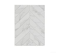 Thick PE Foam Wall Decals with V Design Element for Residential Kitchen and Bathroom Wall Applications Waterproof Oil Proof (GST95)